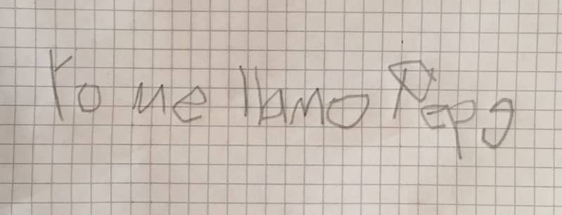 Los trazos de las letras, de los números y el coloreado, dependen de Muchas Cosas 